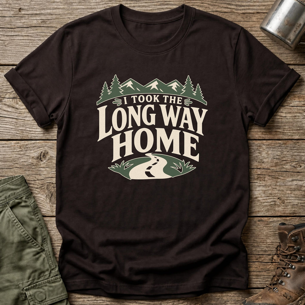 Long Way Home T-Shirt - One Day Wry