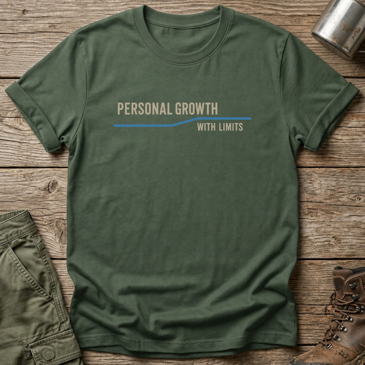 Personal Growth With Limits T-Shirt - One Day Wry