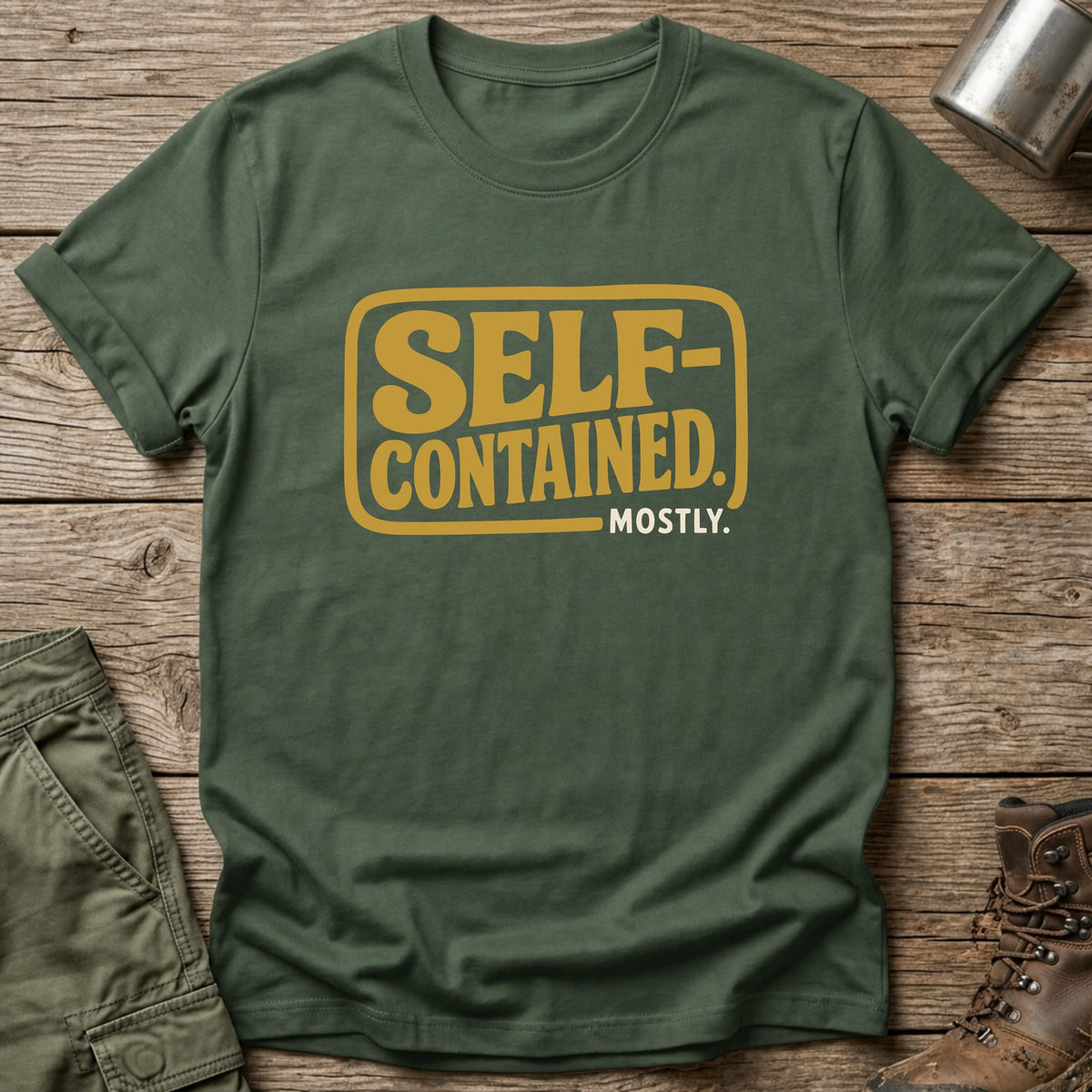 Self-Contained Mostly T-Shirt - One Day Wry