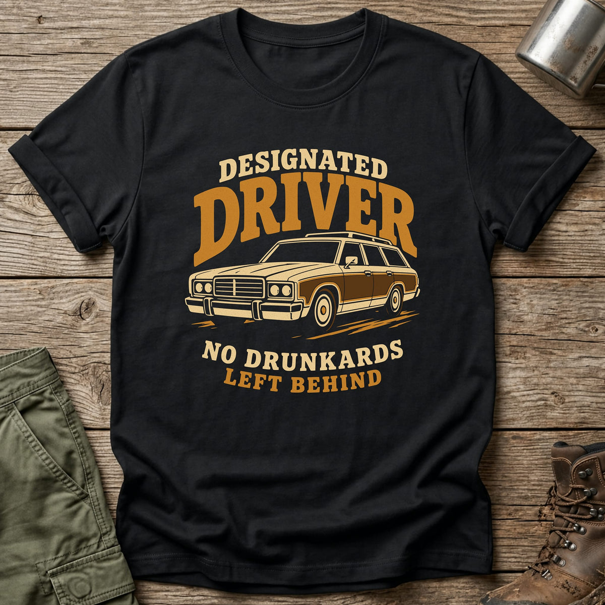 DD No Drunkards Left Behind T-Shirt - One Day Wry