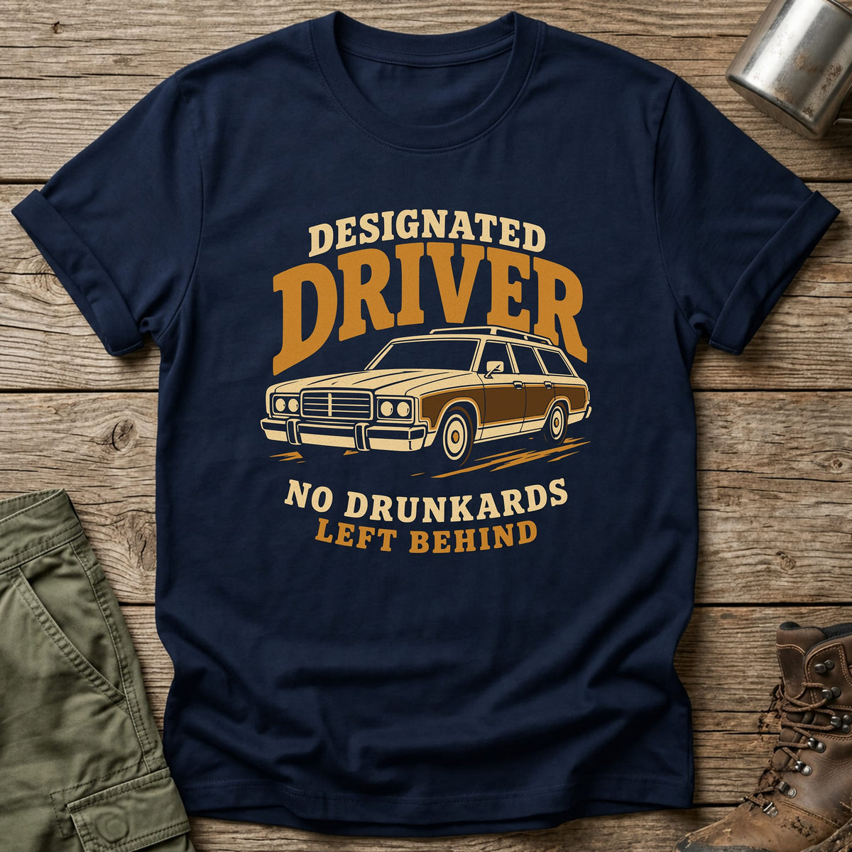 DD No Drunkards Left Behind T-Shirt - One Day Wry