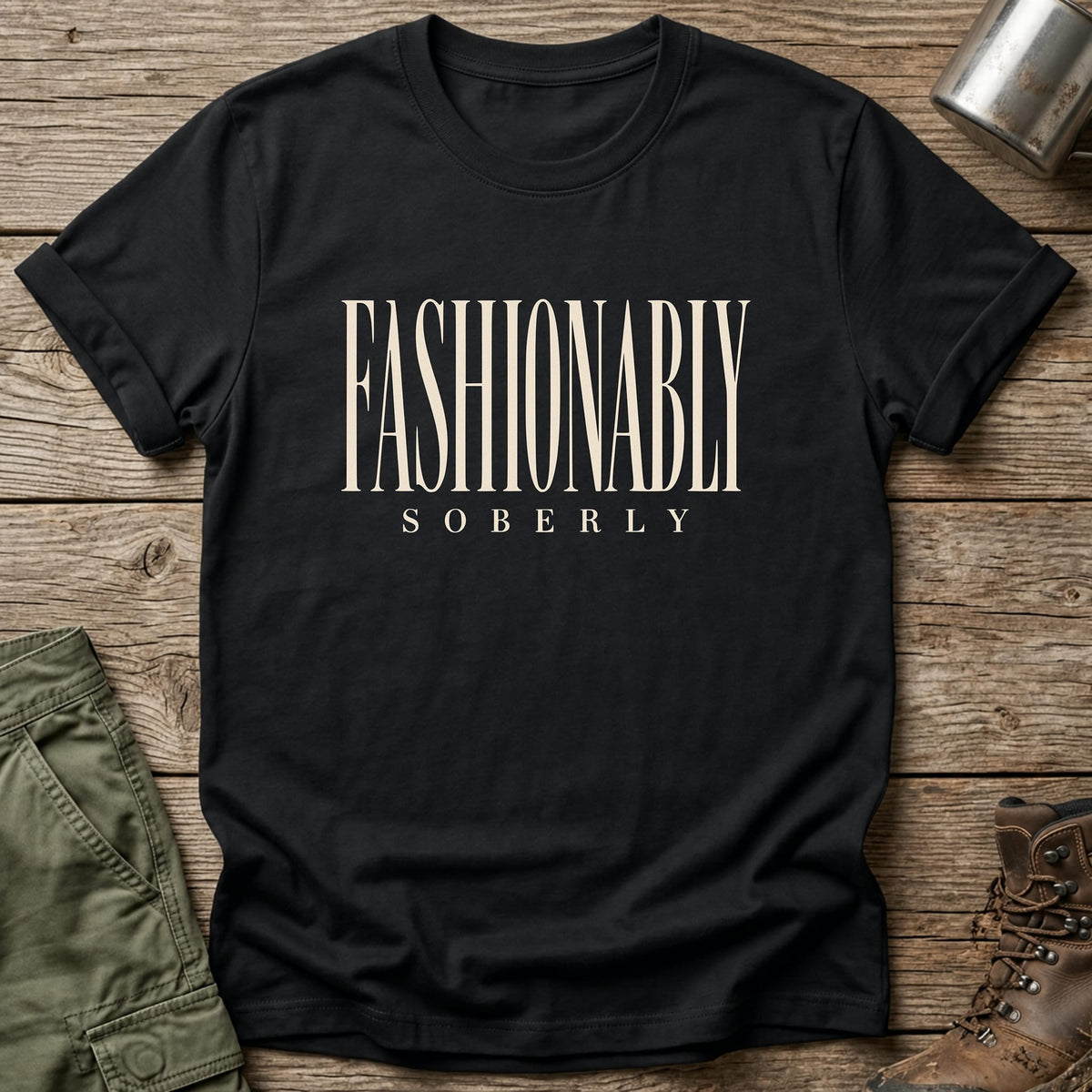 Fashionably Soberly T-Shirt - One Day Wry