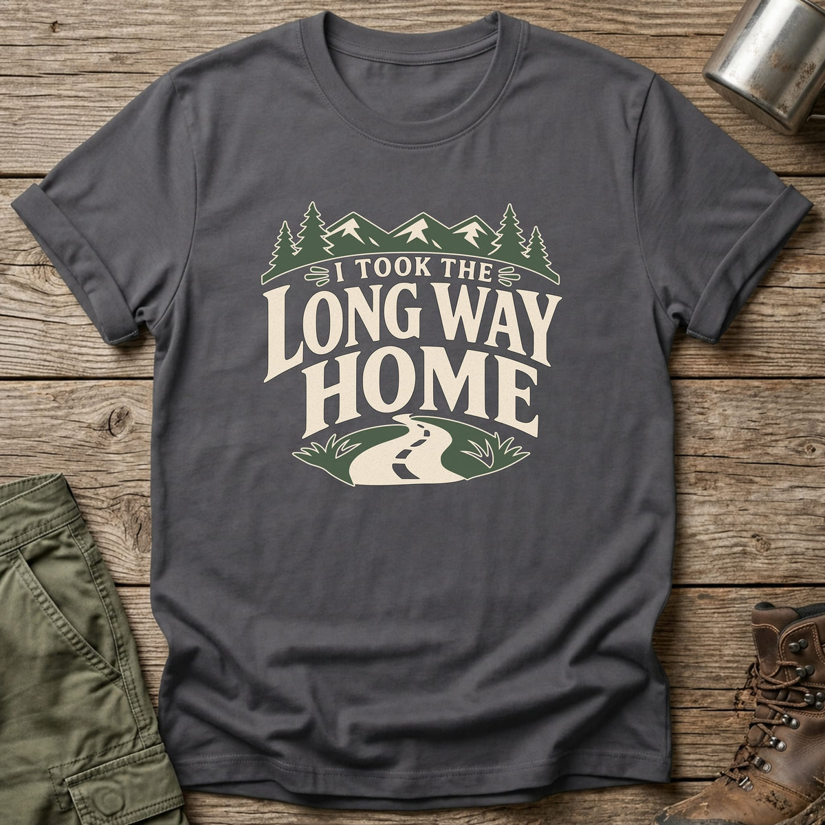 Long Way Home T-Shirt - One Day Wry