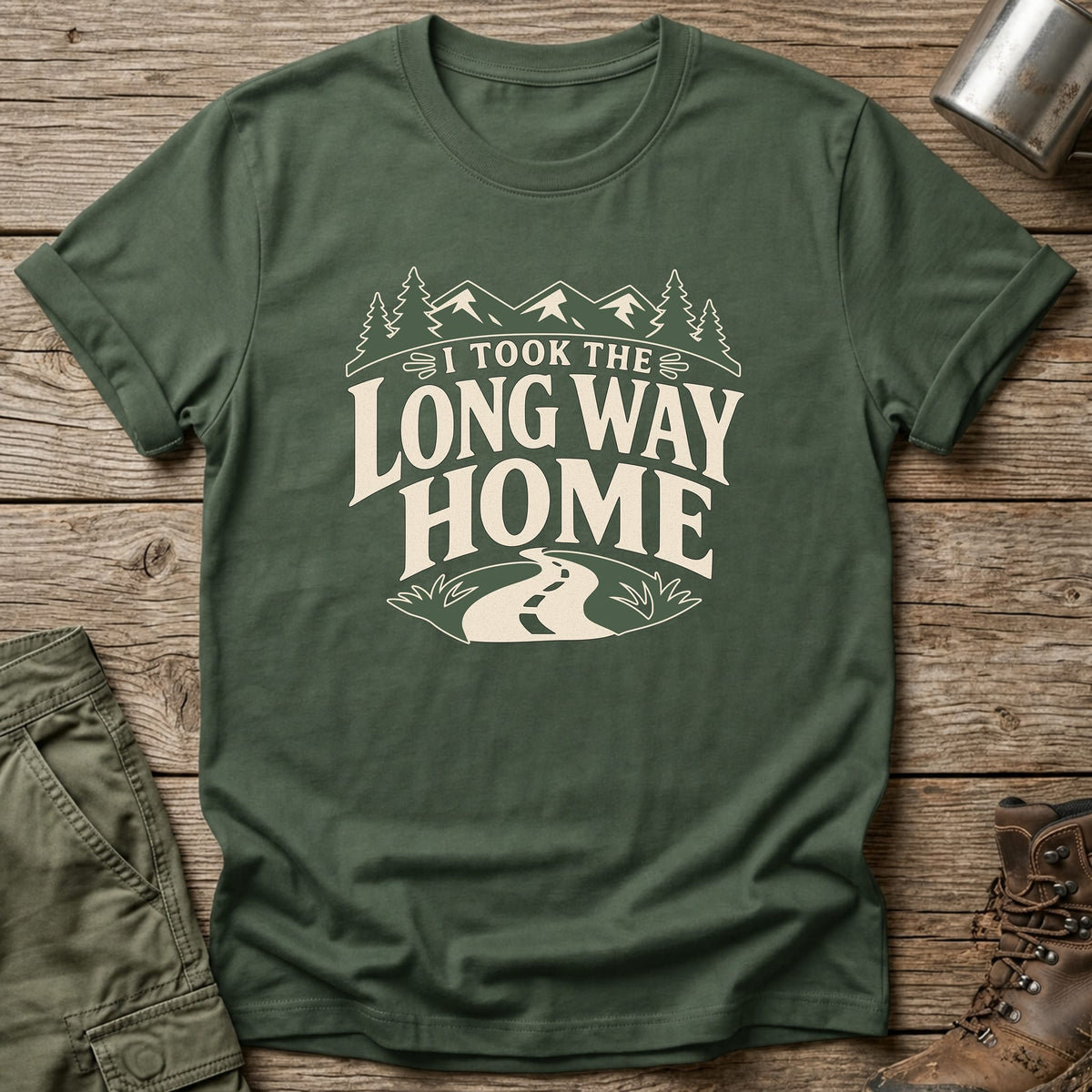 Long Way Home T-Shirt - One Day Wry