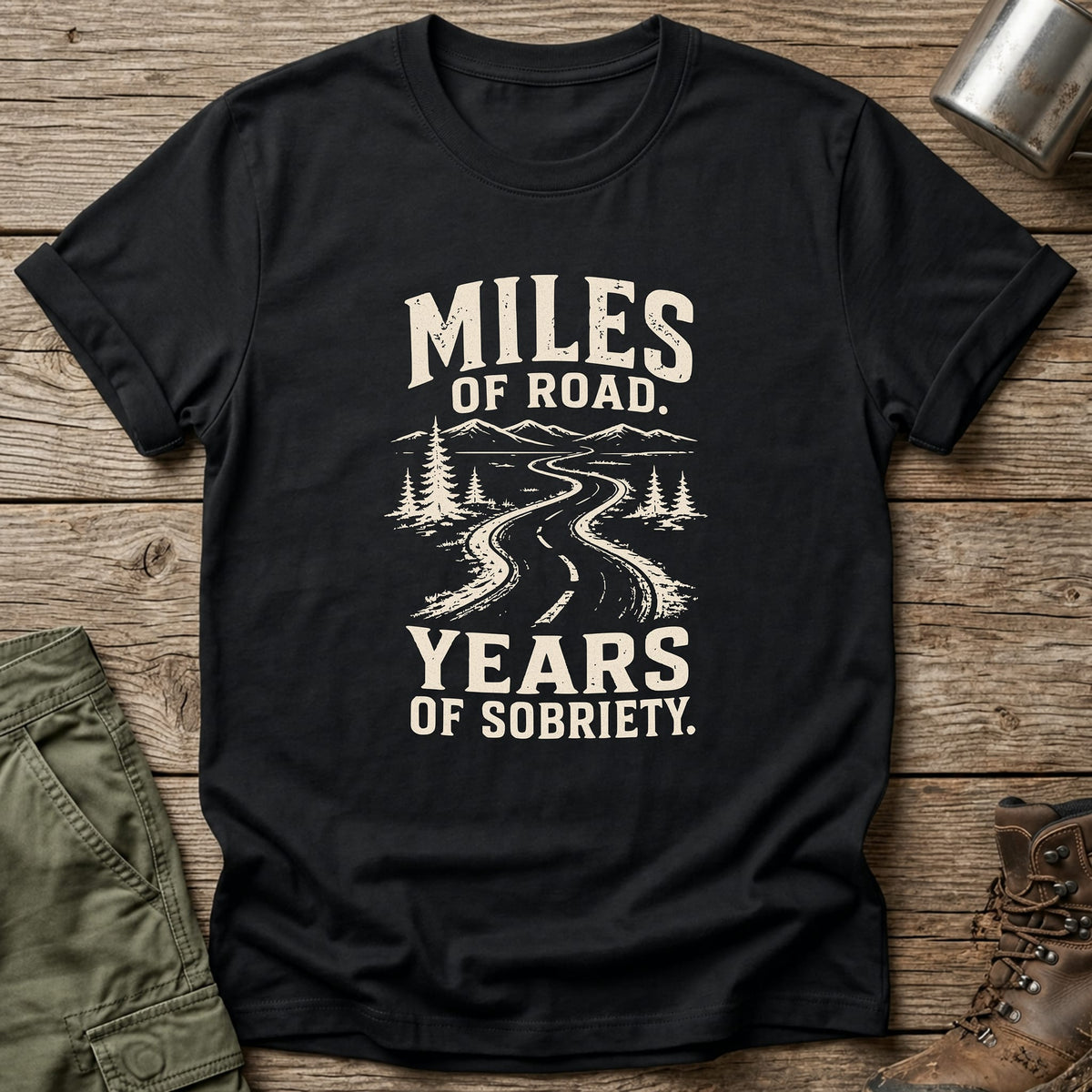 Miles of Road T-Shirt - One Day Wry