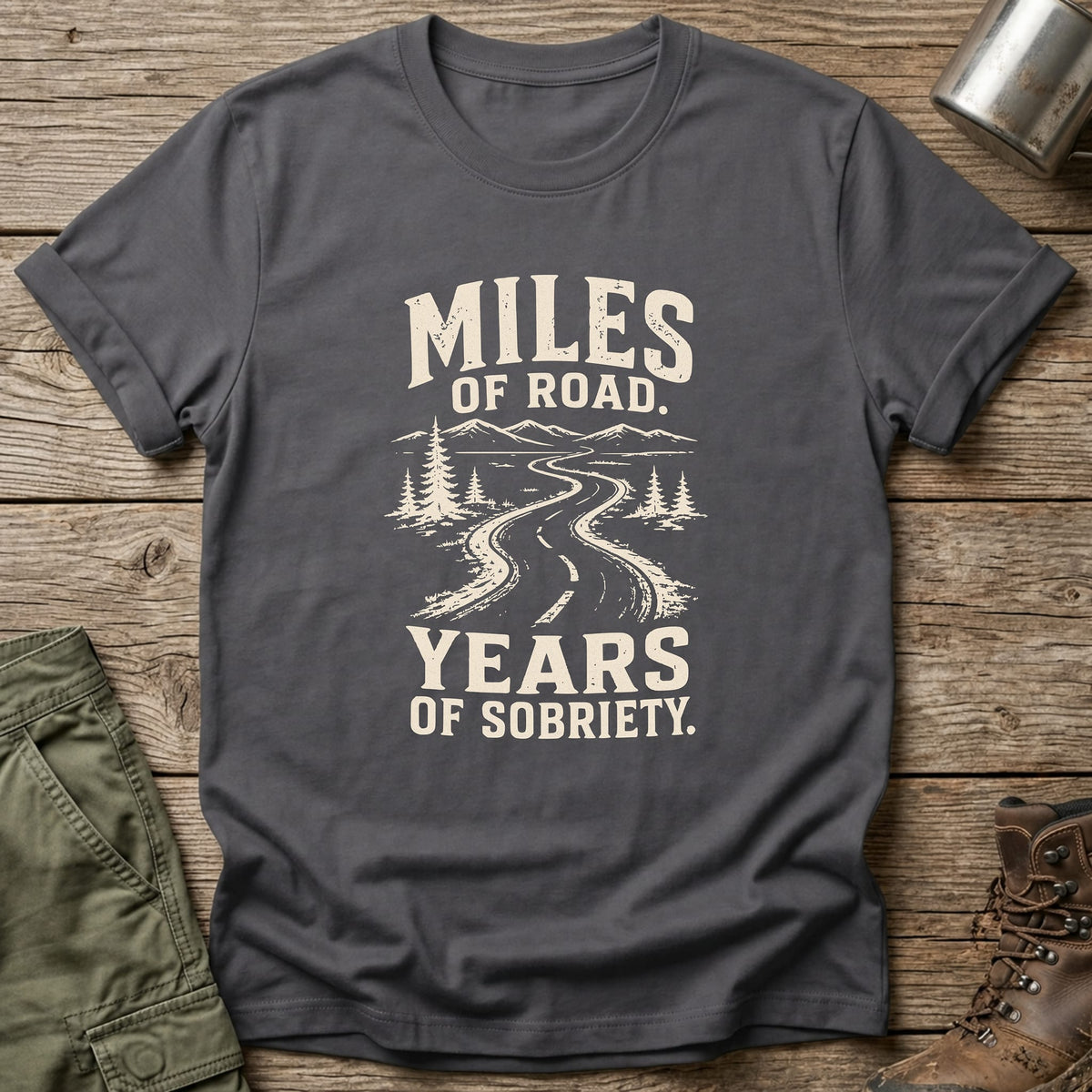 Miles of Road T-Shirt - One Day Wry