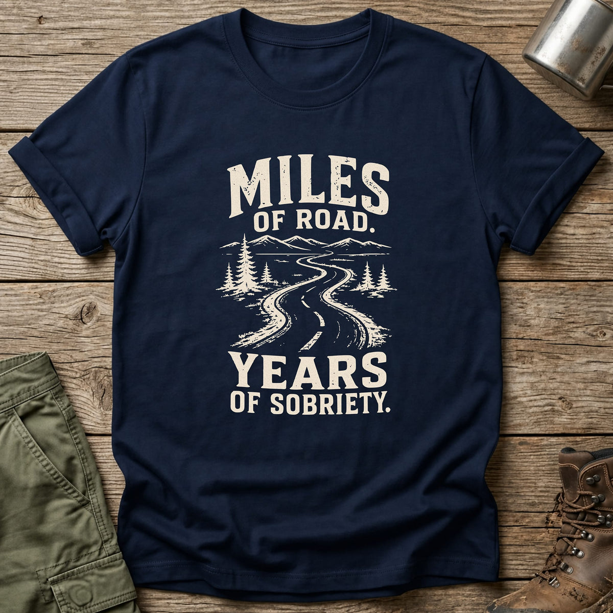 Miles of Road T-Shirt - One Day Wry