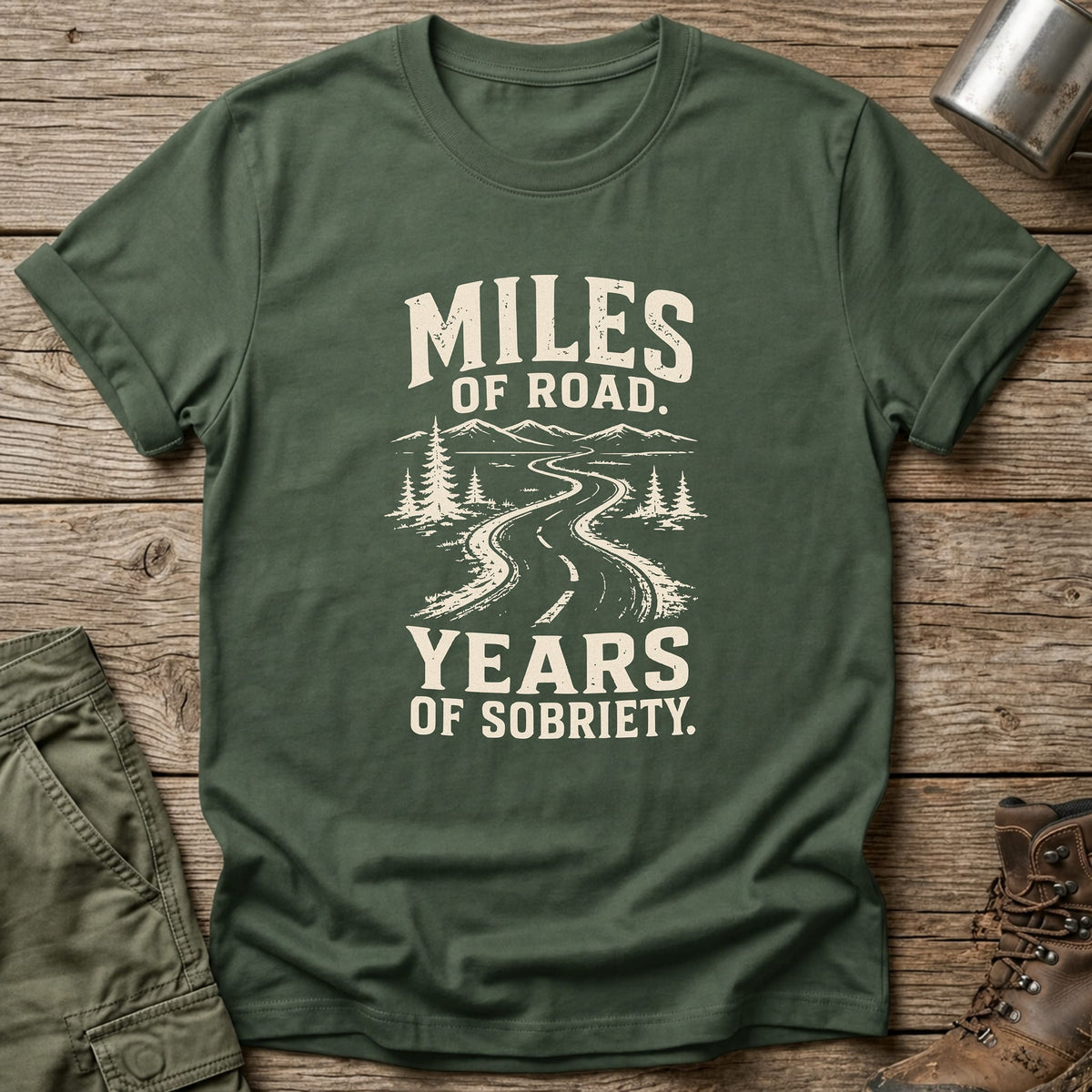 Miles of Road T-Shirt - One Day Wry