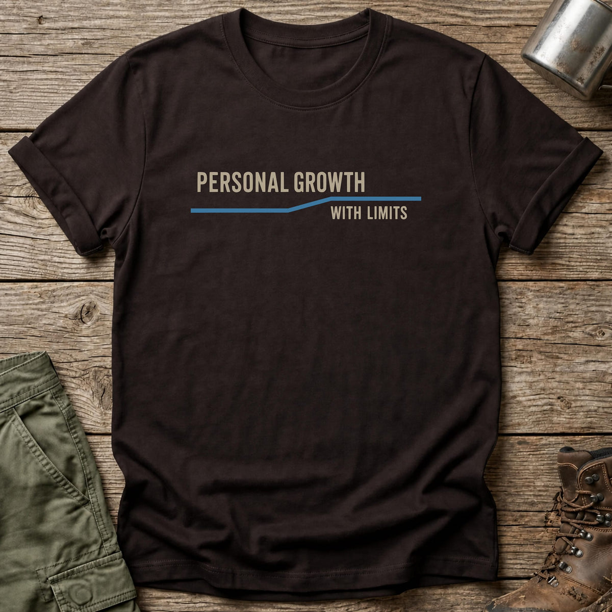 Personal Growth With Limits T-Shirt - One Day Wry