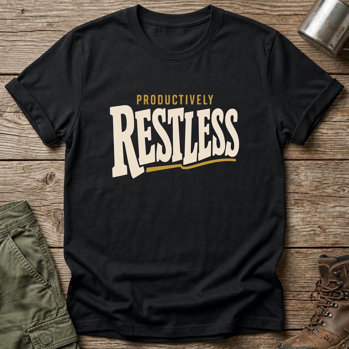 Productively Restless T-Shirt - One Day Wry