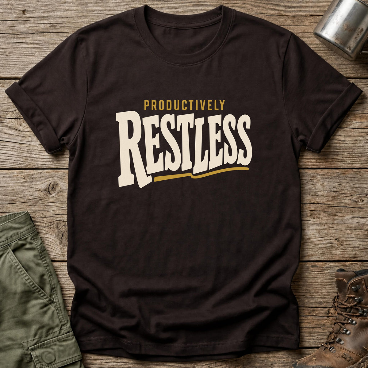 Productively Restless T-Shirt - One Day Wry
