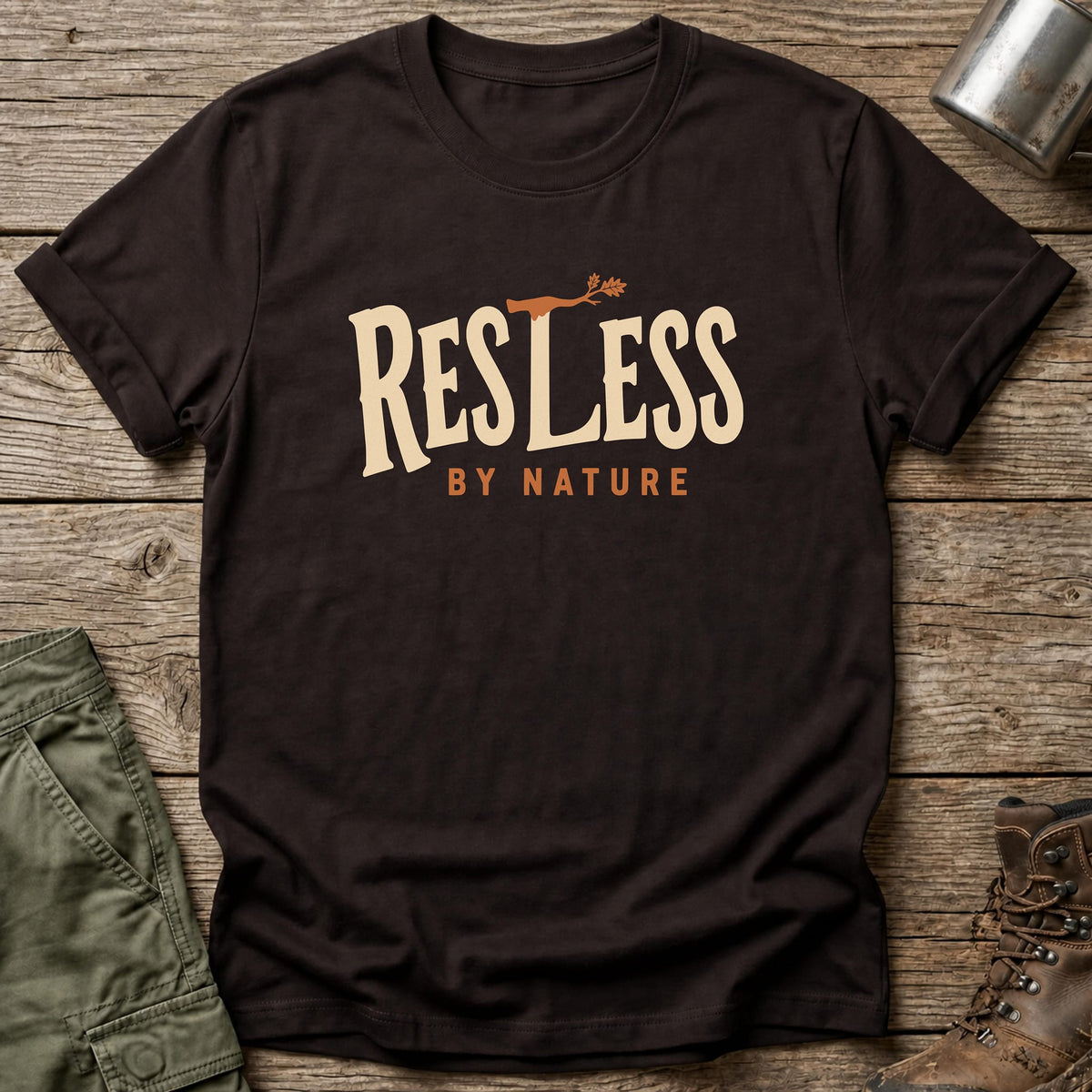 Restless By Nature T-Shirt - One Day Wry