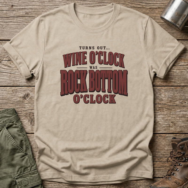 Bottom O'clock T-Shirt - One Day Wry