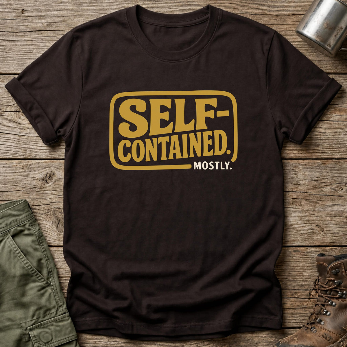 Self-Contained Mostly T-Shirt - One Day Wry