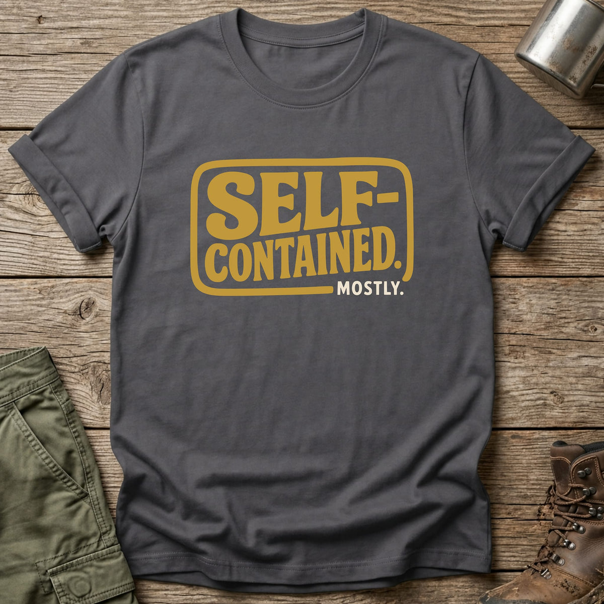 Self-Contained Mostly T-Shirt - One Day Wry