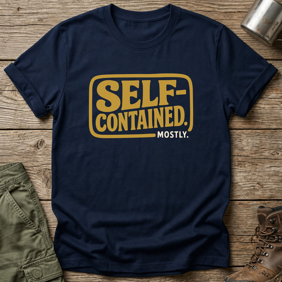 Self-Contained Mostly T-Shirt - One Day Wry
