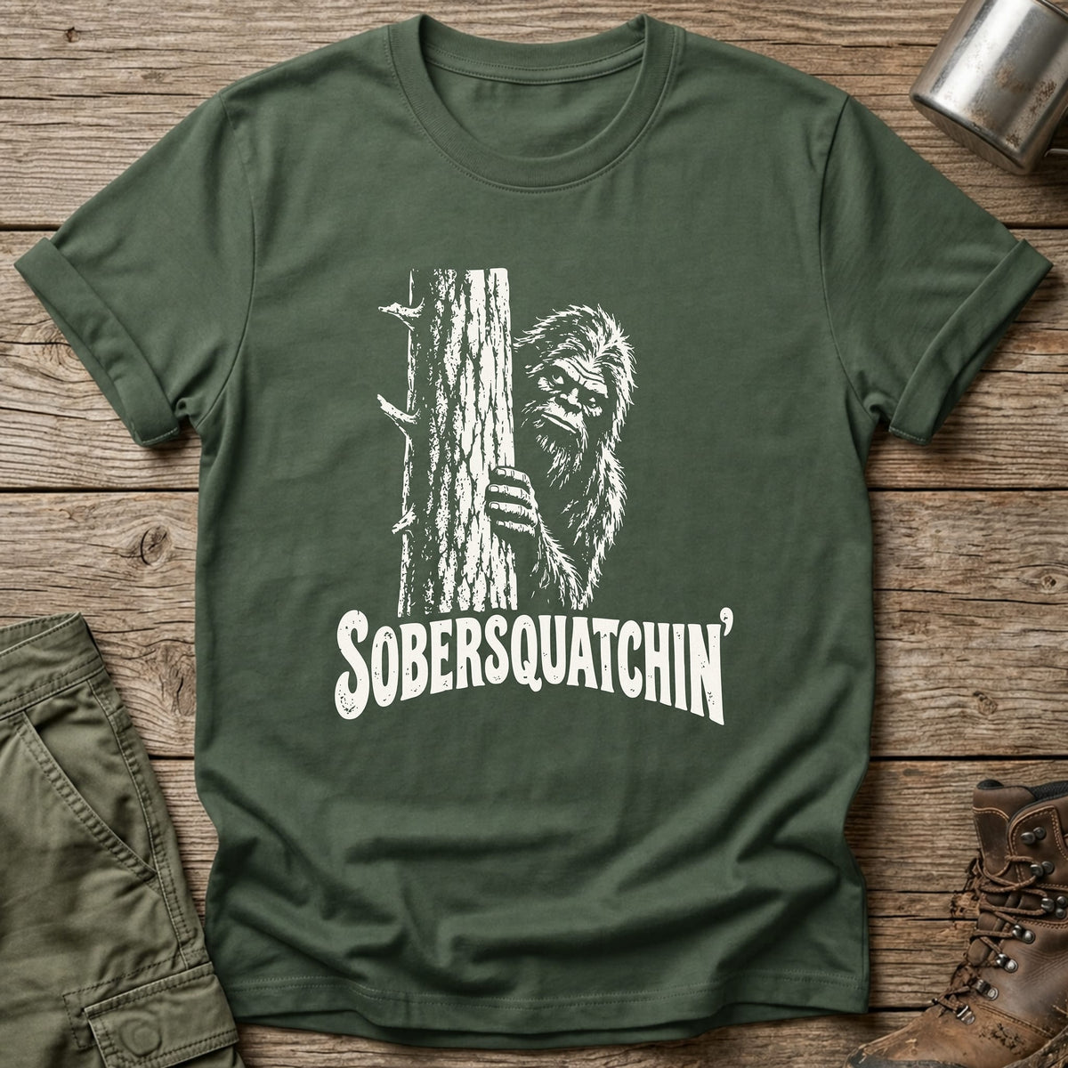Sobersquatchin' T-Shirt - One Day Wry