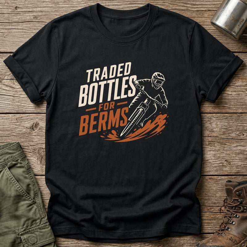 Traded Bottles For Berms T-Shirt - One Day Wry