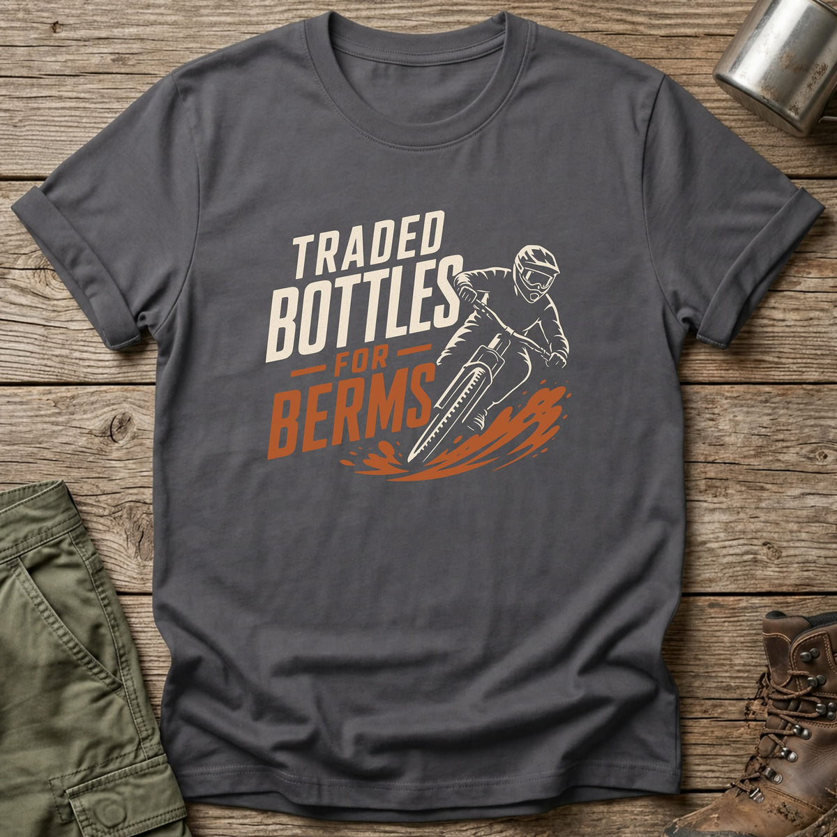 Traded Bottles For Berms T-Shirt - One Day Wry