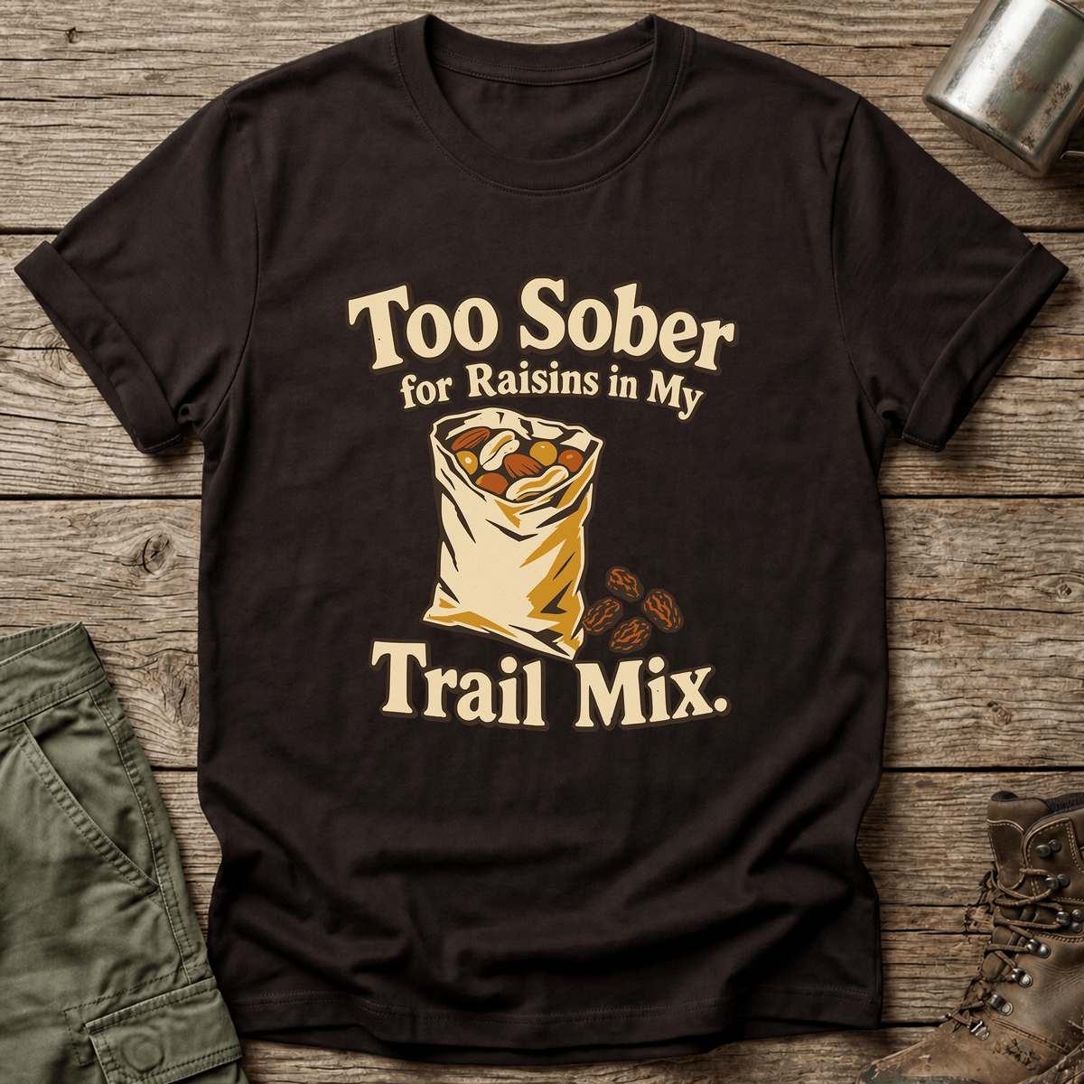 Trail Mix T-Shirt - One Day Wry