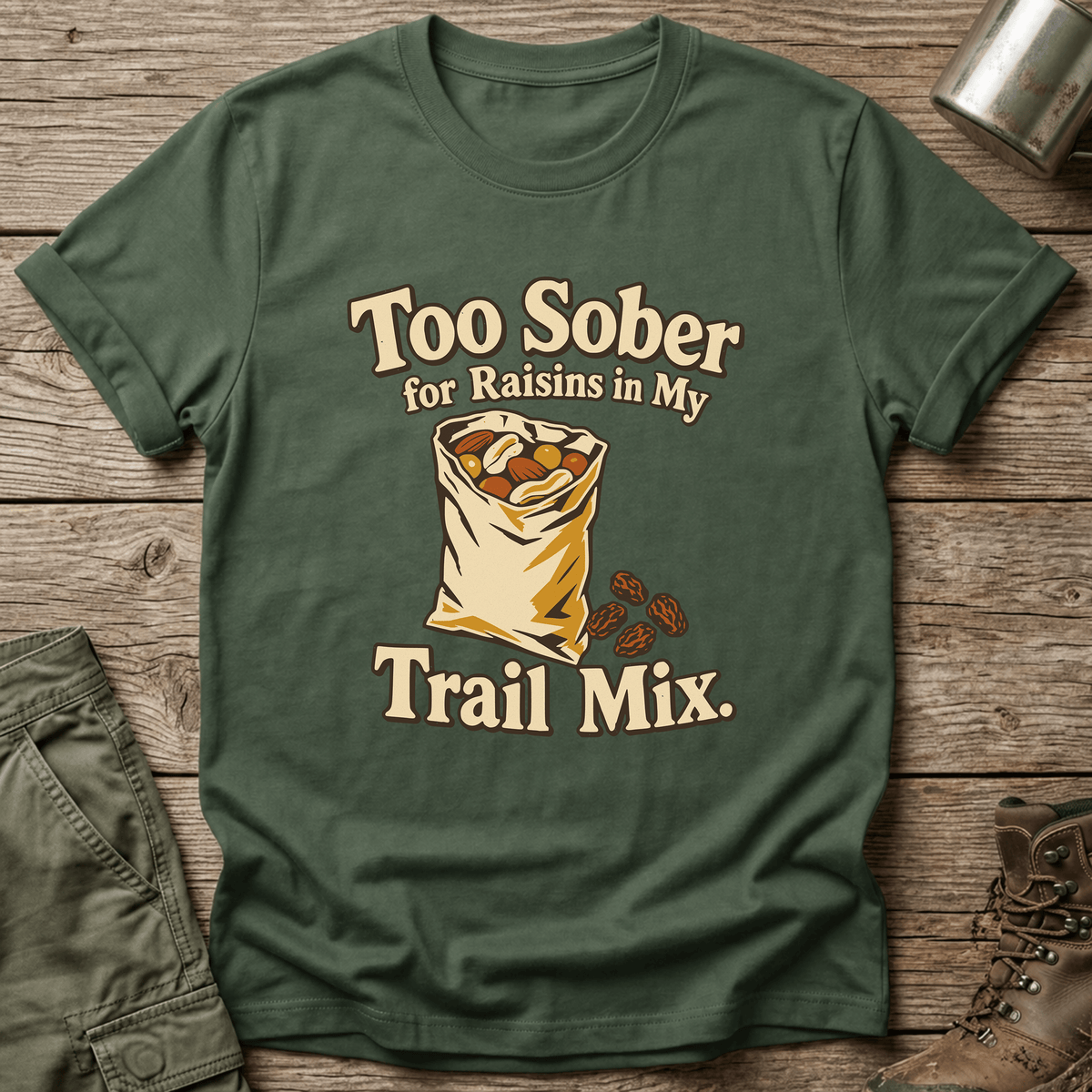 Trail Mix T-Shirt - One Day Wry