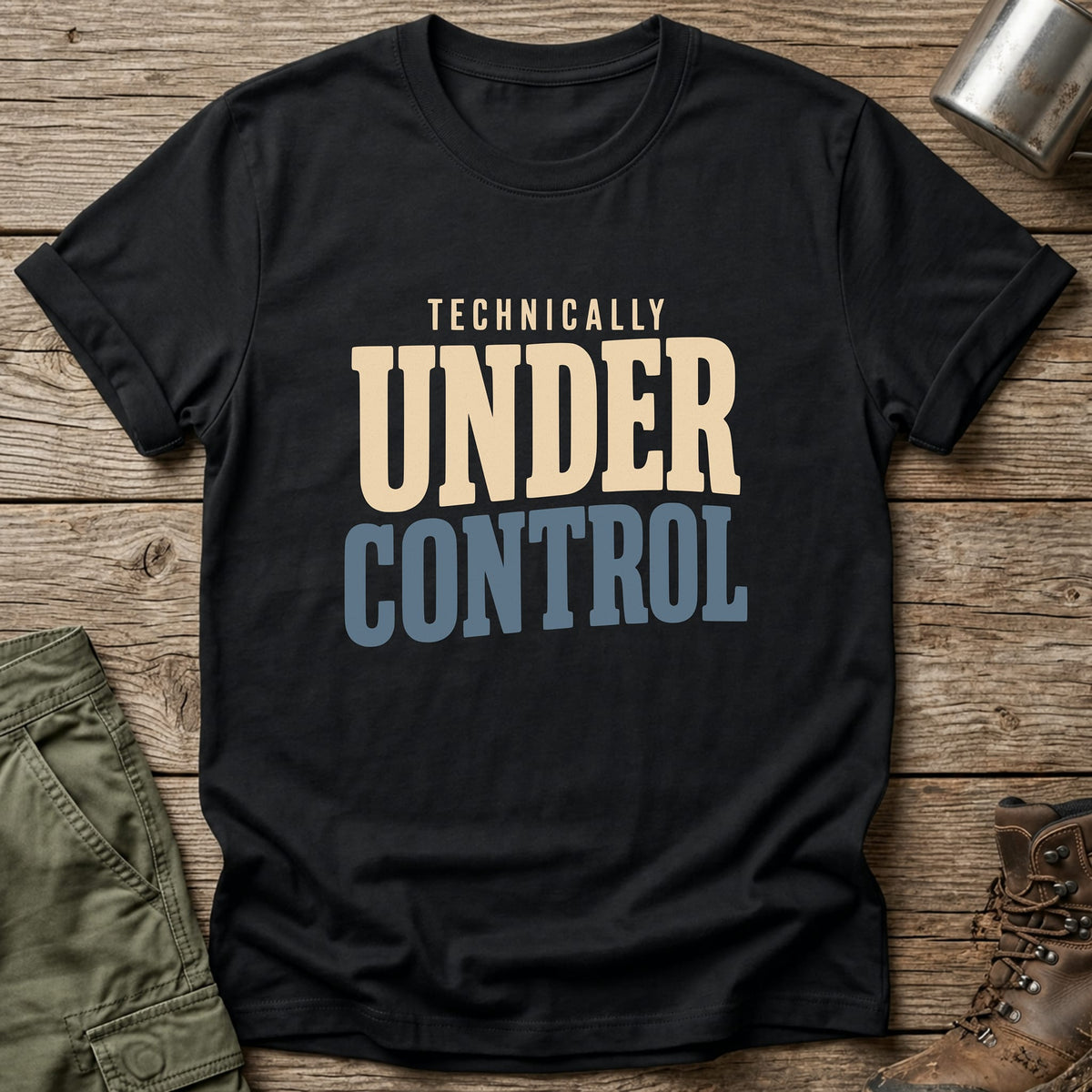 Technically Under Control T-Shirt - One Day Wry